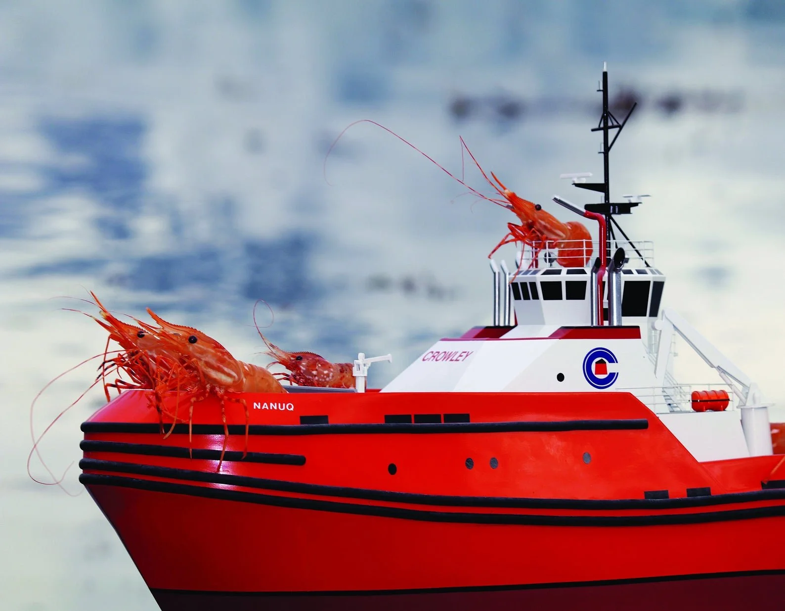 Shrimpzilla Greeting Card by Shrimp Whisperer AK — Shrimp Whisperer AK